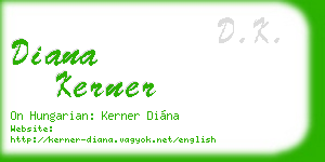 diana kerner business card